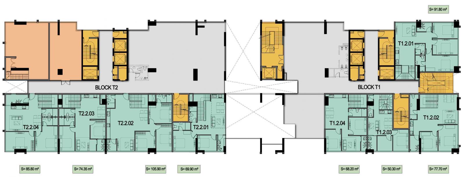mat bang can ho calla garden