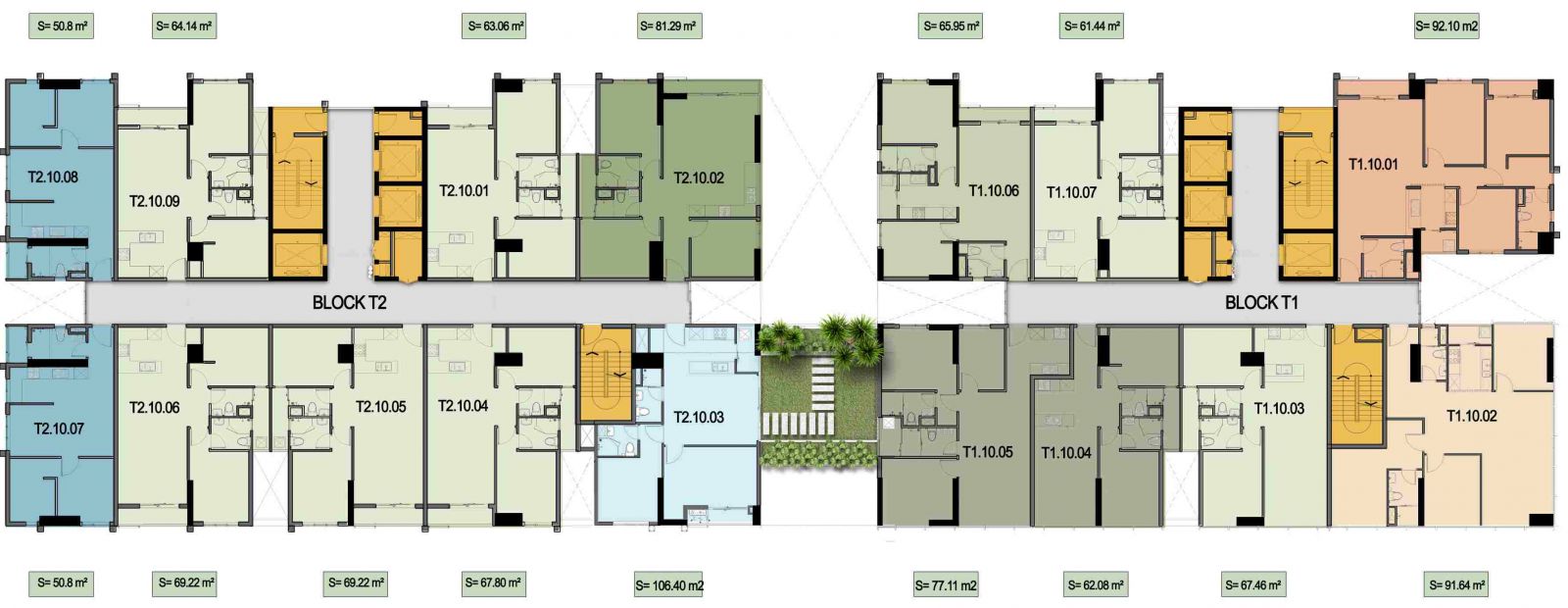mặt bằng căn hộ calla garden