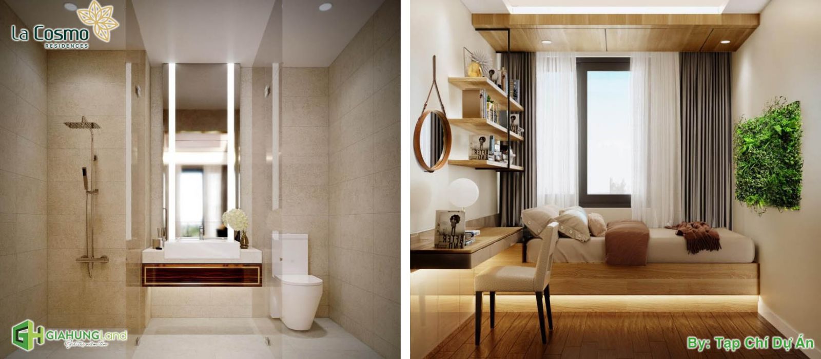 căn hộ 2pn la cosmo