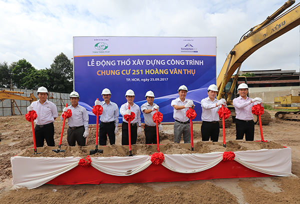 khởi công xây dựng dự án 251 hoàng văn thụ quận bình tân
