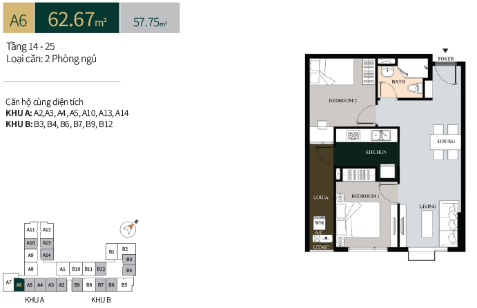 thiết kế căn hộ lacosmo hoàng văn thụ