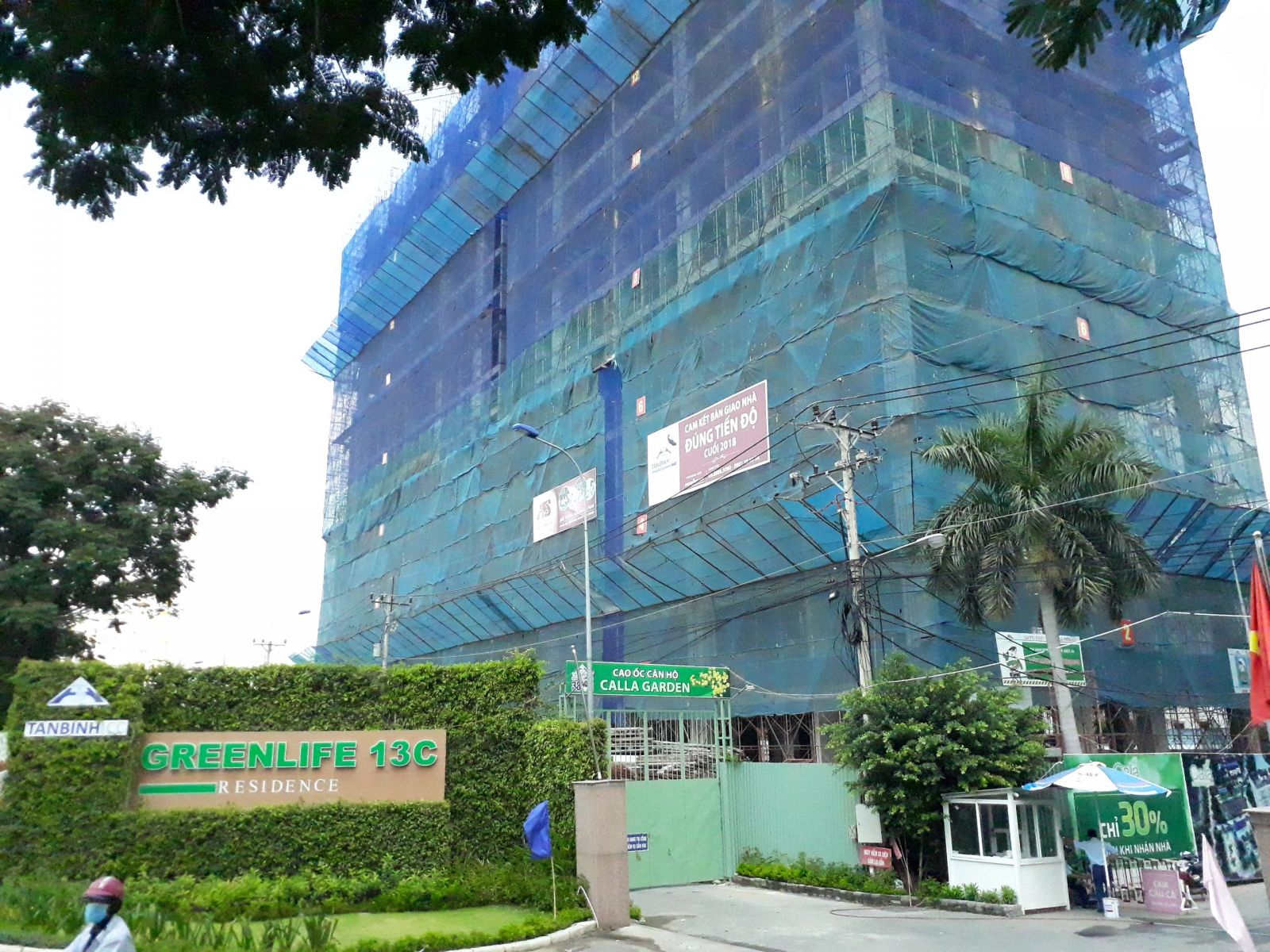 tiến độ xây dựng căn hộ calla garden nguyễn văn linh