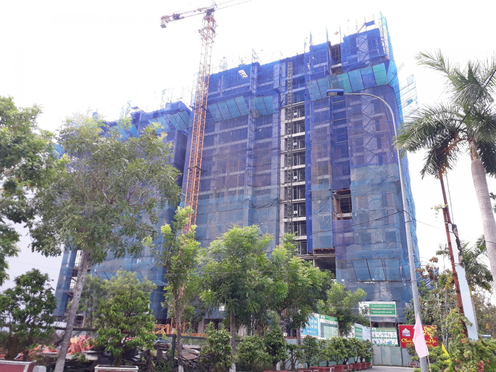 tiến độ xây dựng dự án cala gadinh