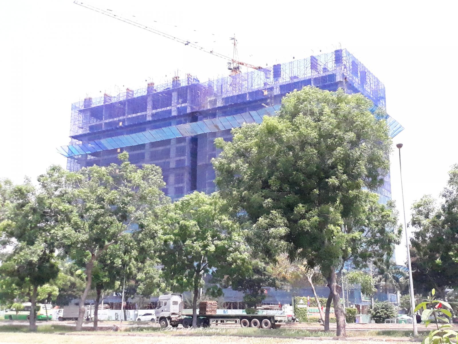 tiến độ xây dựng calla garden