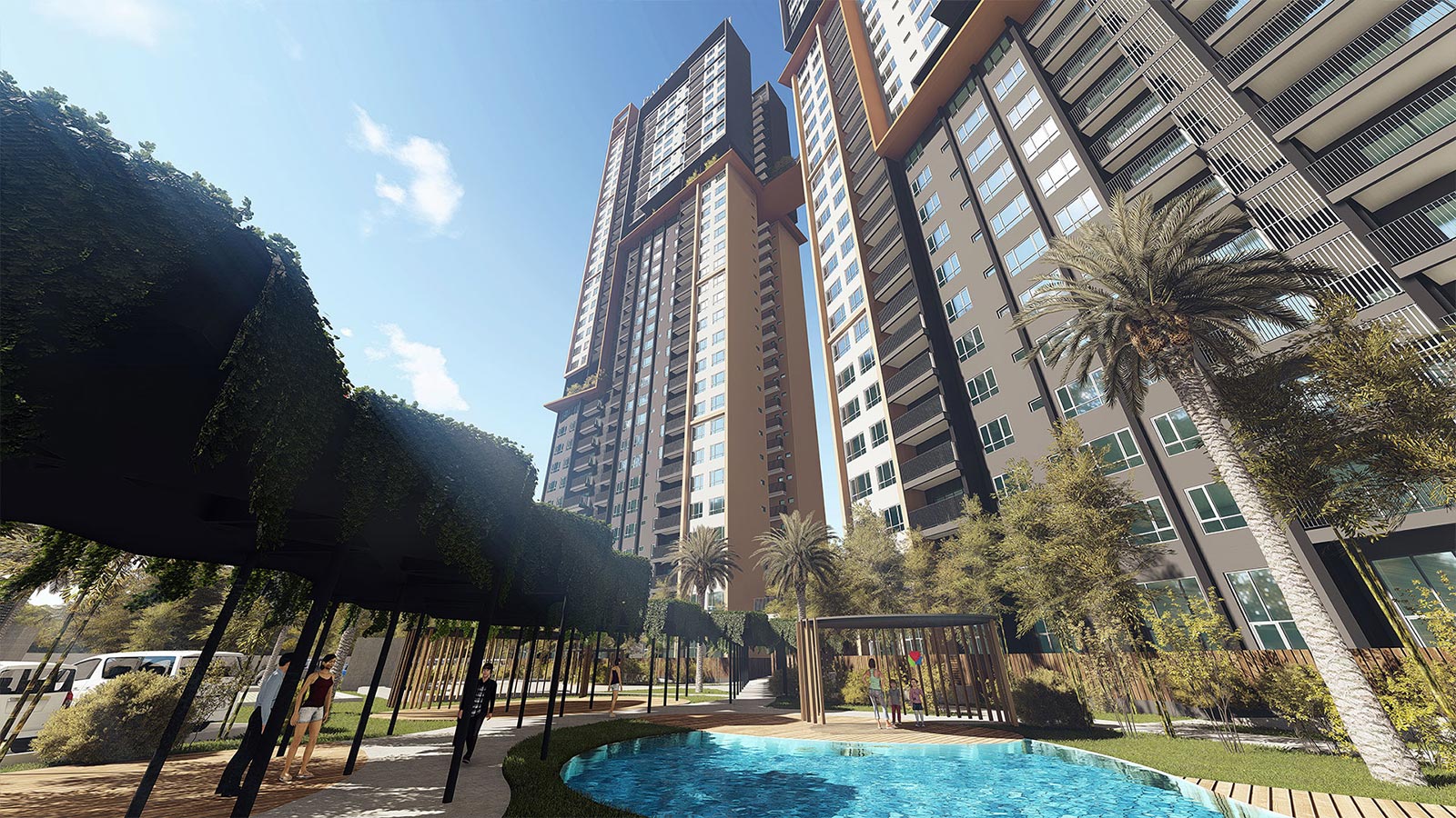 mặt bằng palm garden quận 2