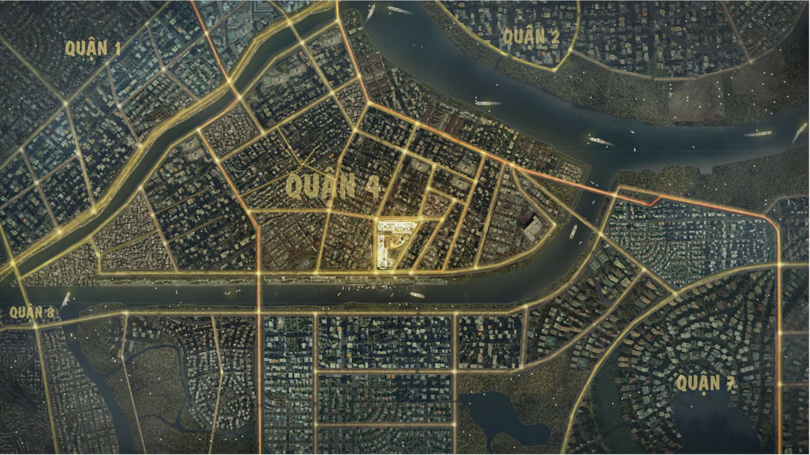 vị trí dự án căn hộ charmington iris quận 4