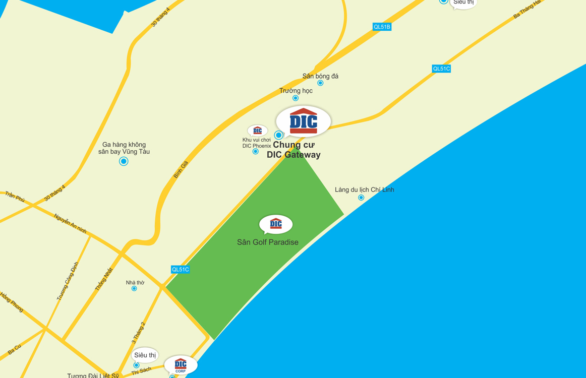 vị trí căn hộ gateway vũng tàu